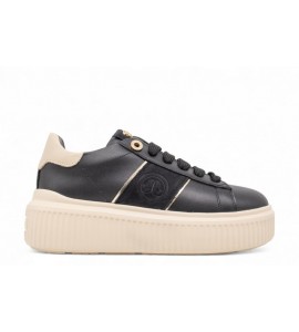 JANET E JANET Sneaker platform in pelle