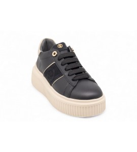 JANET E JANET Sneaker platform in pelle