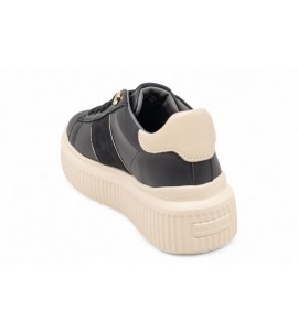 JANET E JANET Sneaker platform in pelle