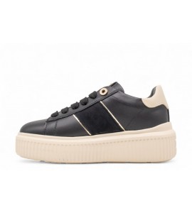 JANET E JANET Sneaker platform in pelle