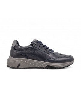 IGI E CO SNEAKERS IN PELLE CON ZIP