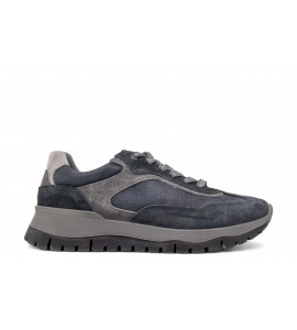 IGI E CO SNEAKERS IN CAMOSCIO