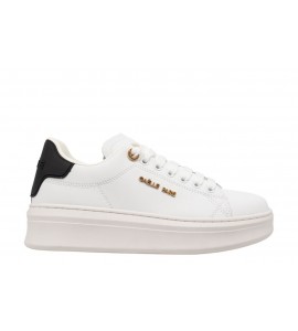 GAELLE Sneakers Addict In Action Leather Con Logo Metallo