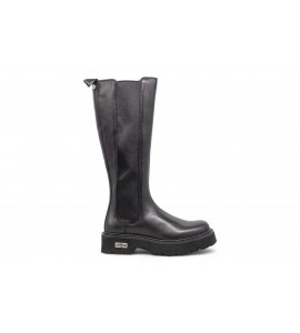 CULT DONNA Stivale CLW331000 Slash LEATHER BLACK