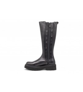 CULT DONNA Stivale CLW331000 Slash LEATHER BLACK