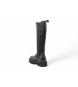 CULT DONNA Stivale CLW331000 Slash LEATHER BLACK