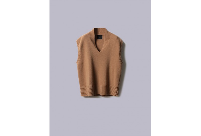 ROBERTO COLLINA GILET SLIPOVER