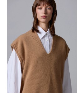 ROBERTO COLLINA GILET SLIPOVER