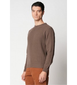BELLWOOD Girocollo a coste in lana e cashmere