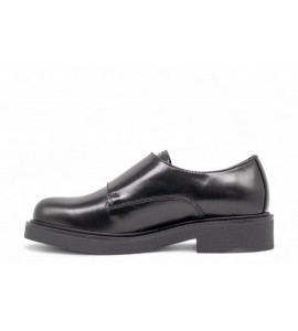 NERO GIARDINI derby donna in pelle