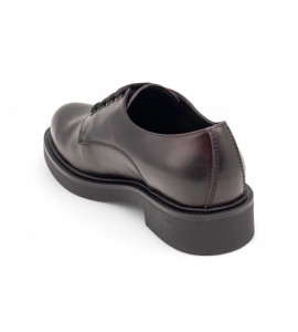 NERO GIARDINI derby donna in pelle