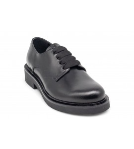 NERO GIARDINI derby donna in pelle
