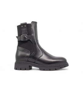 NERO GIARDINI biker in pelle