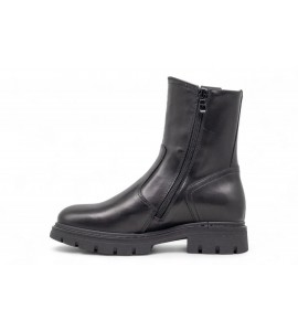 NERO GIARDINI biker in pelle