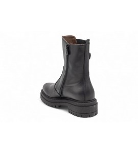 NERO GIARDINI biker in pelle