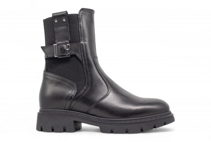 NERO GIARDINI biker in pelle
