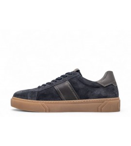 NeroGiardini Sneakers Uomo in Camoscio e Pelle