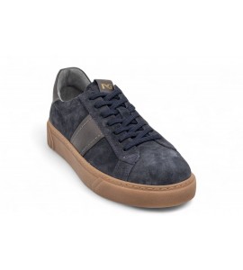 NeroGiardini Sneakers Uomo in Camoscio e Pelle