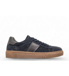 NeroGiardini Sneakers Uomo in Camoscio e Pelle