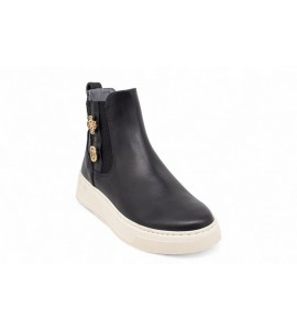 NERO GIARDINI CHELSEA IN PELLE