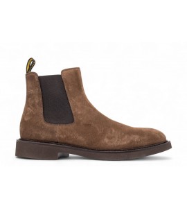 DOUCAL'S Stivaletto in suede havana