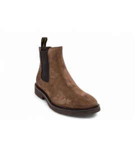 DOUCAL'S Stivaletto in suede havana