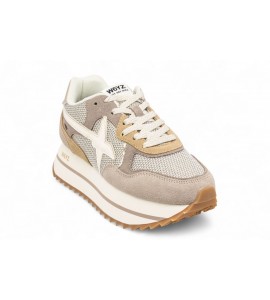 W6YZ DEVA W Sneakers in suede e tessuto tecnico