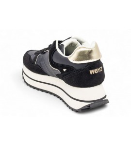 W6YZ DEVA W Sneakers in suede e tessuto tecnico