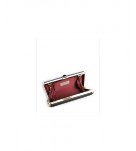 COCCINELLE POCHETTE RIGIDA LELIV NOIR