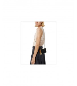 COCCINELLE POCHETTE RIGIDA LELIV NOIR