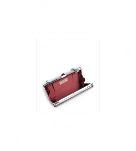 COCCINELLE POCHETTE RIGIDA LELIV steel