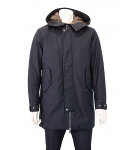 ONTHEBUND parka blu zermatt