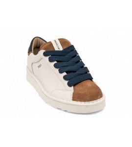 PANCHIC stringata P001 in pelle e camoscio