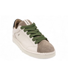 PANCHIC stringata P001 in pelle e camoscio
