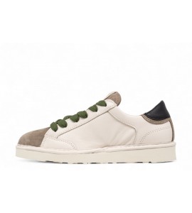 PANCHIC stringata P001 in pelle e camoscio