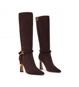 STEVE MADDEN Sirrens Stivale Marrone Suede