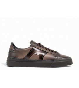 SANTONI  SNEAKERS DOUBLE BUCKLE MBGT22018SMORGONT50