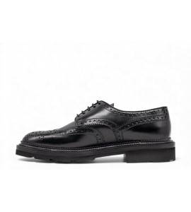 SANTONI Stringata Derby brogue in pelle MCCO15761JL4GNTGN01
