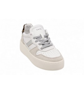 DATE COURT PLATFORM VINTAGE CALF WHITE-LEO