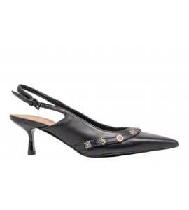 GUESS Yanai 4G Peony Logo Slingbacks FLPYANLEA05