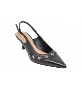 GUESS Yanai 4G Peony Logo Slingbacks FLPYANLEA05