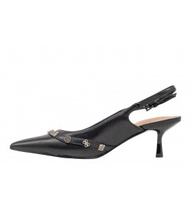 GUESS Yanai 4G Peony Logo Slingbacks FLPYANLEA05