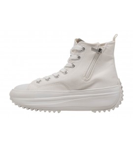 REFRESH SNEAKER ALTA IN CANVAS 172752 BIANCO