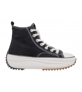 REFRESH SNEAKER ALTA IN CANVAS 172752 NERO