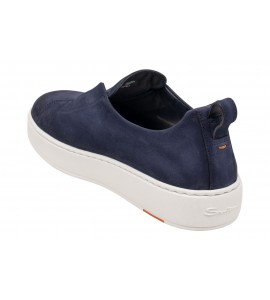 SANTONI Sneaker slip-on da uomo MBCD21995BARTFEHU59 BLUE