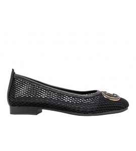 CARMELA BALLERINA TEX 163262 nero