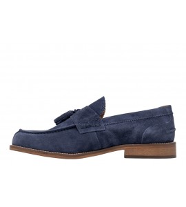 EXTON MOCASSINO CAMOSCIO 2143 BLU