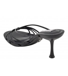 STEVE MADDEN SANDALO EDNA black LEATHEr
