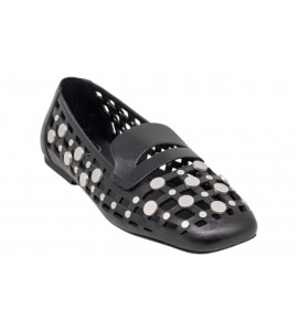 ASH MOCASSINO SS26-M-152702-001 BLACK