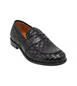 EXTON MOCASSINO INTRECCIATO 9971 nero